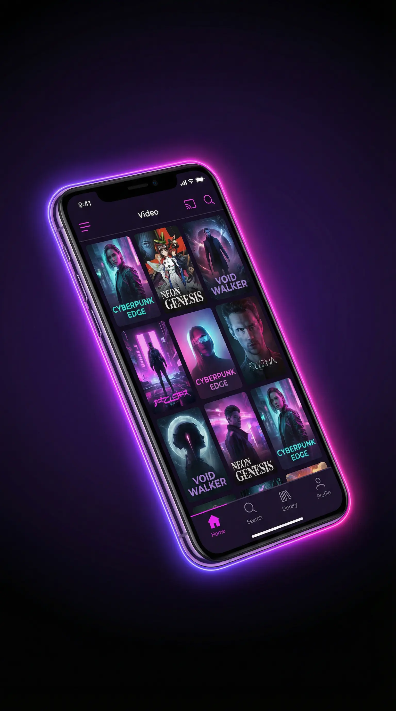 小马拉大车 APP视频客户端界面